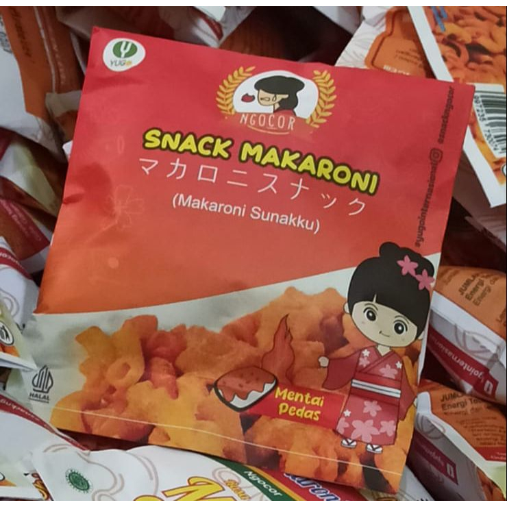 

Free buble wrap [GROSIR]Ngocor Cemilan Instan MAKARONI NGOCOR 30gr BASRENG NGOCOR makaroni bantet