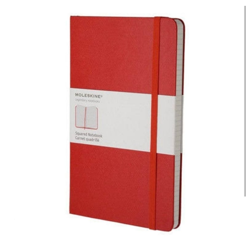 

Moleskine Squared Notebook Red - pocket size