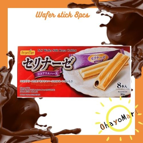 

Frontier N.S Wafer Stik Chocolate / N.S Wafer stik rasa cokelat 80grm