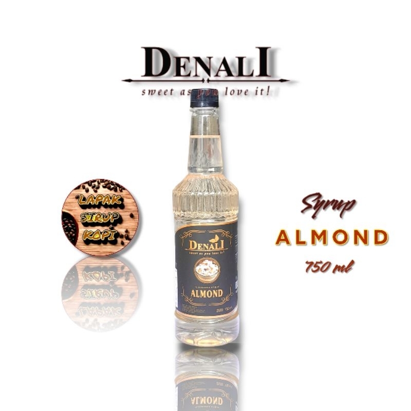 

Denali Syrup Almond 750ml - sirup minuman rasa kacang almond