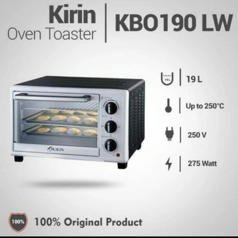 Oven Kirin KBO 190LW Bekas Oven Listrik Rumah Tangga