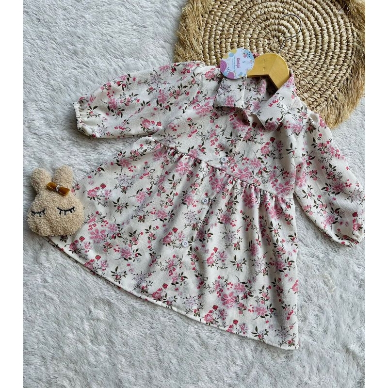 TUNIK ANAK TUNIK CRINKLE 1 - 6 TAHUN