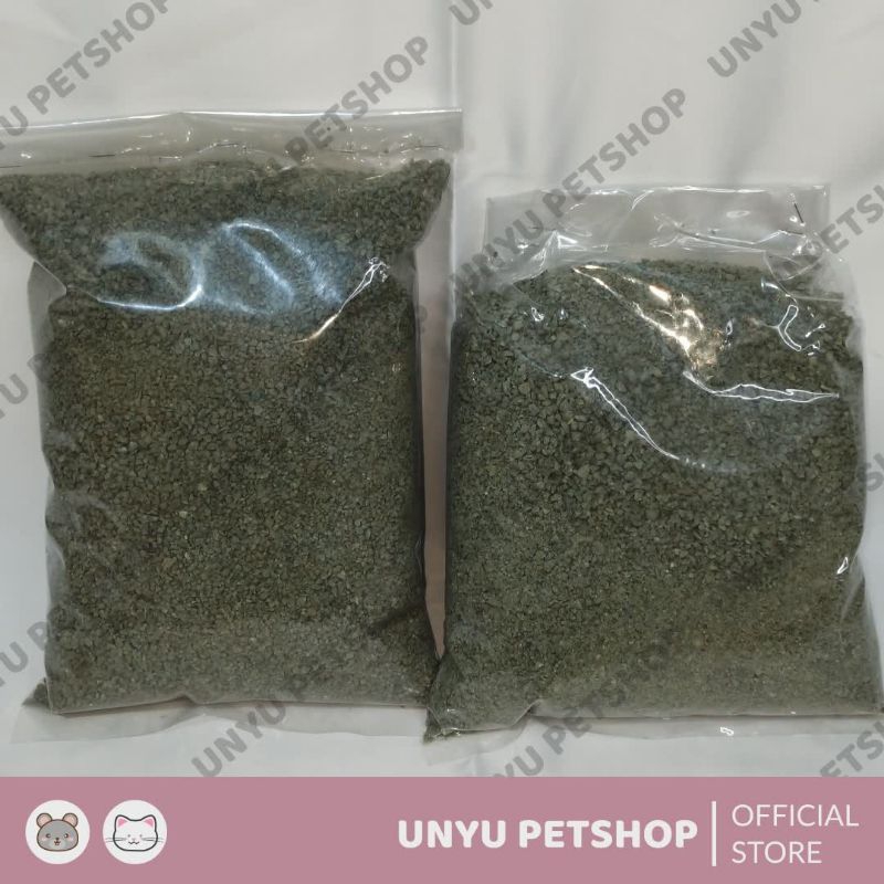 Pasir Zeolit gumpal wangi serbuk kayu pasir kucing