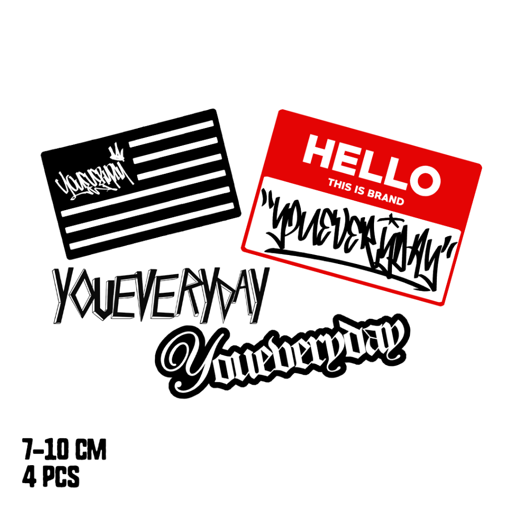 

Youeveryday - Sticker Pack Logo Brand