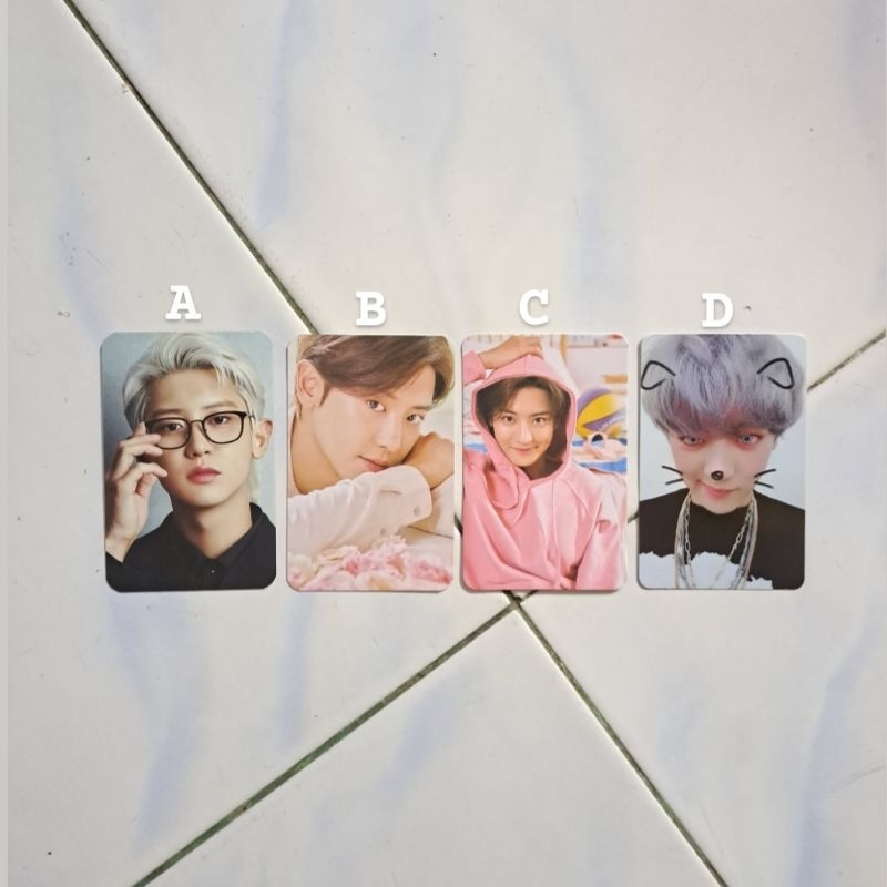 Photocard Official PC EXO Chanyeol Tempo Nacific