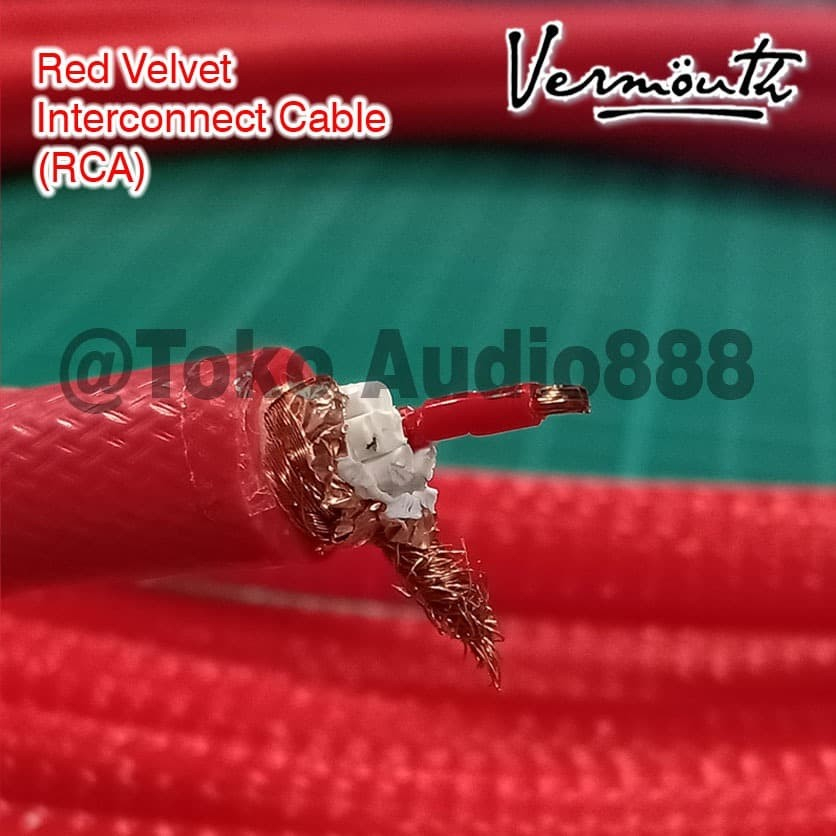 Kabel RCA Vermouth Red Velvet - Bulk harga per M