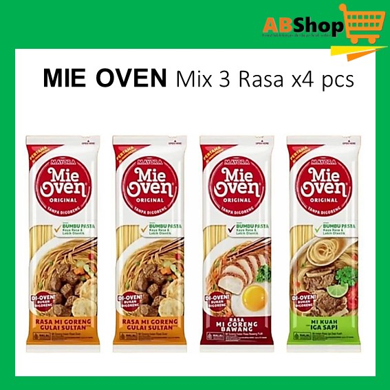 

MIE OVEN Rasa Mix x 4pcs