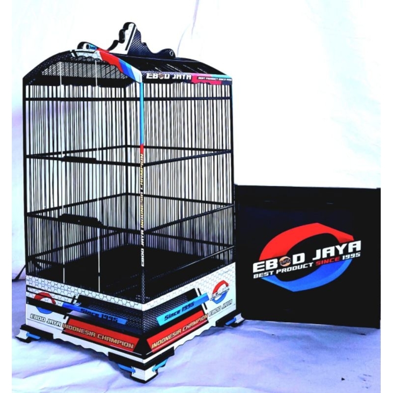 SANGKAR KOTAK EBOD JAYA DECAL CHAMPION//AKSESORIS