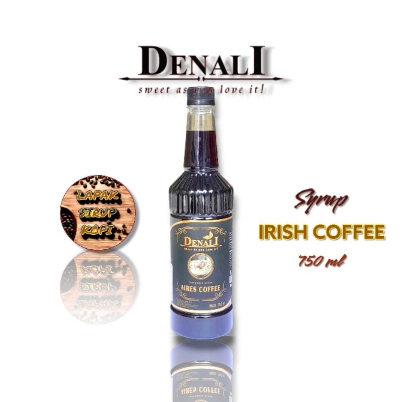 

Denali - irish coffee syrup 750ml - sirup minuman rasa irish