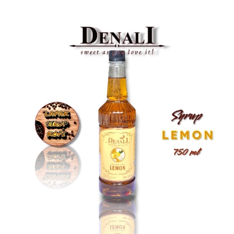 

Denali - Lemon syrup 750ml - sirup minuman rasa jeruk lemon