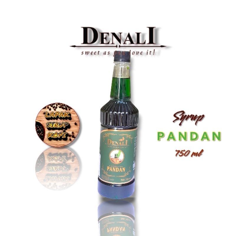 

Denali - Pandan syrup 750ml - sirup minuman rasa pandan