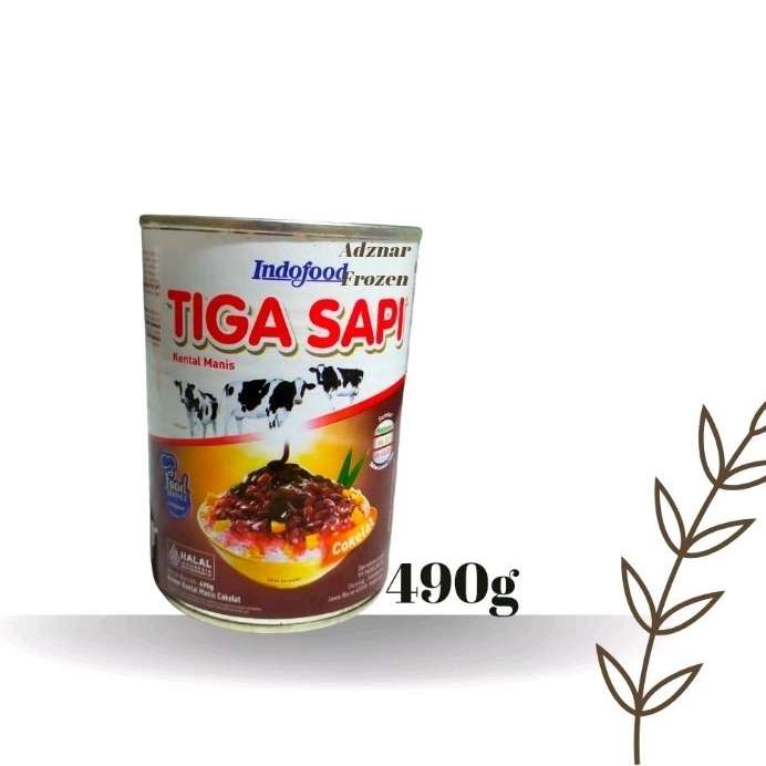 

Susu kental manis coklat tiga sapi 490g / susu kental manis coklat