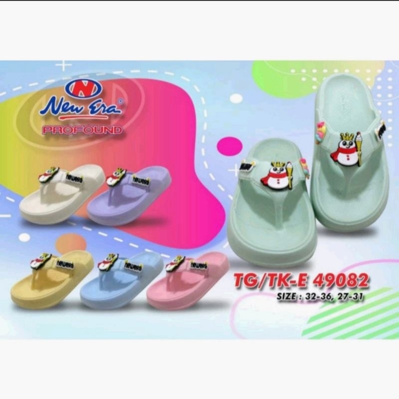 sandal jepit anak perempuan sandal sandal new era mixue