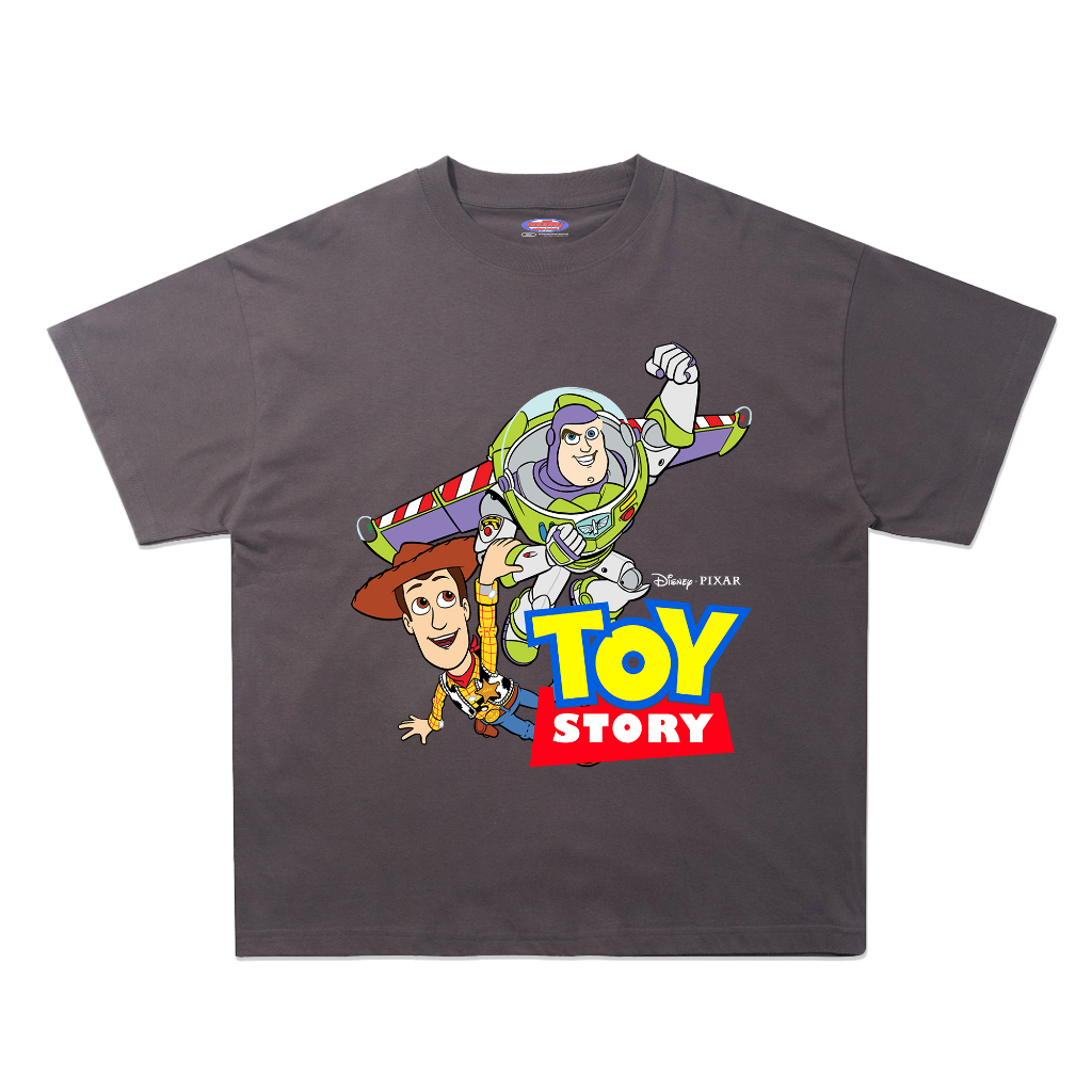kaos toy story disney woody and buzz oversize