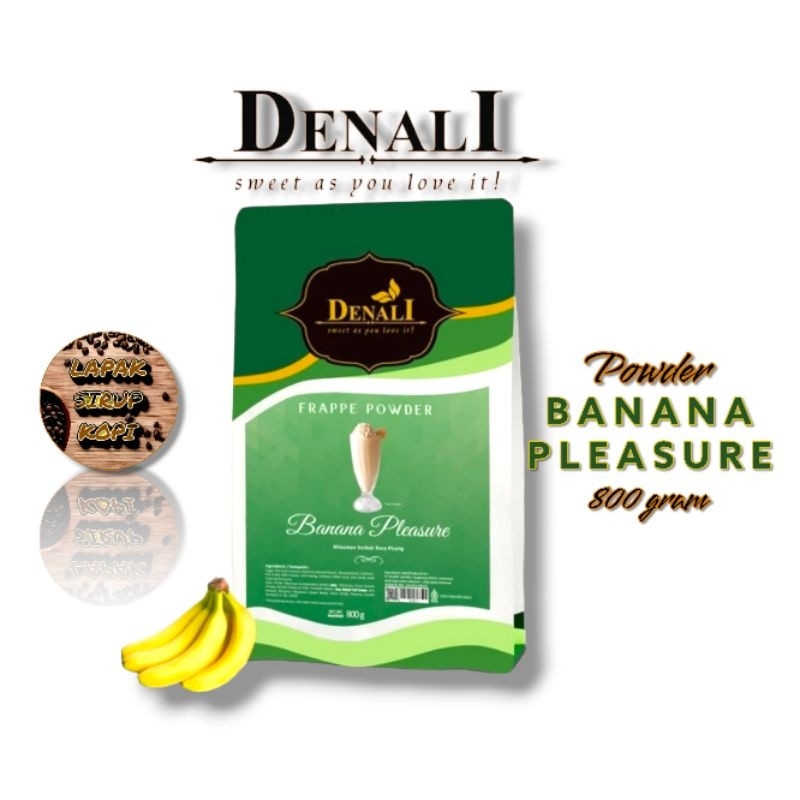 

Denali Banana Pleasure Powder 800gr - bubuk minuman rasa banana/pisang