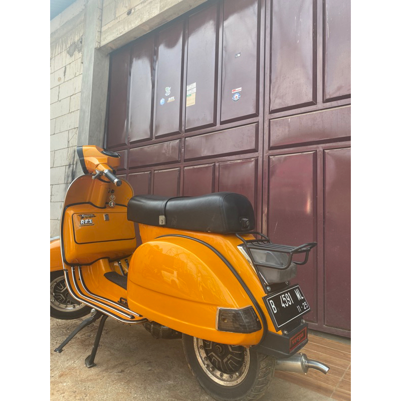 Backrack rak belakang vespa model minimalis Vespa super sprint vbb
