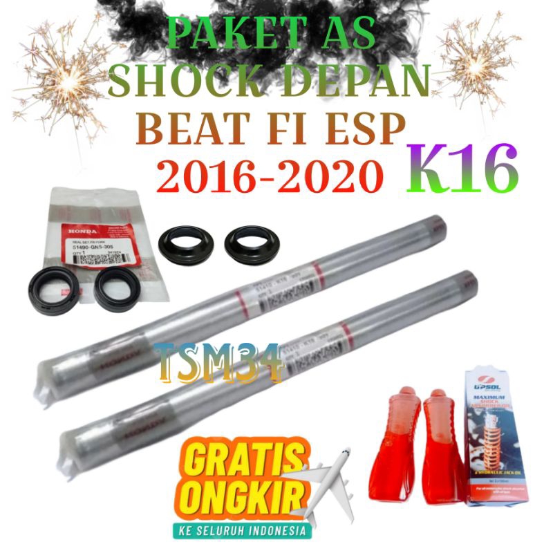 AS SHOCK DEPAN BEAT ESP 2016-2020 / PAKET AS SHOCK DEPAN PLUS OLI SHOCK SEAL SHOCK SEAL ABU BEAT ESP