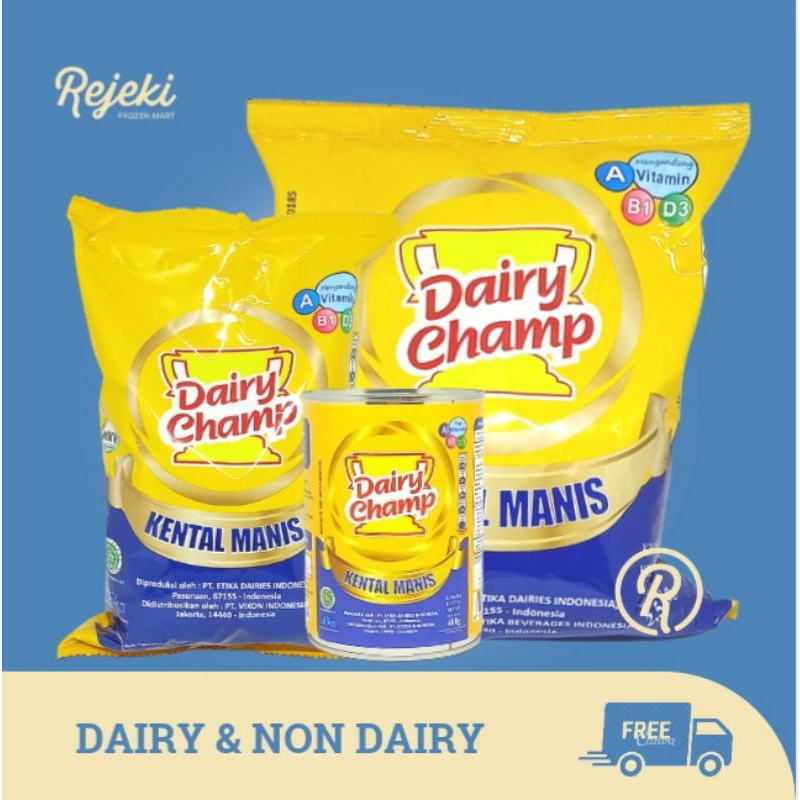 

Dairy Champ Susu Kental Manis - Rejeki Frozen Moyo