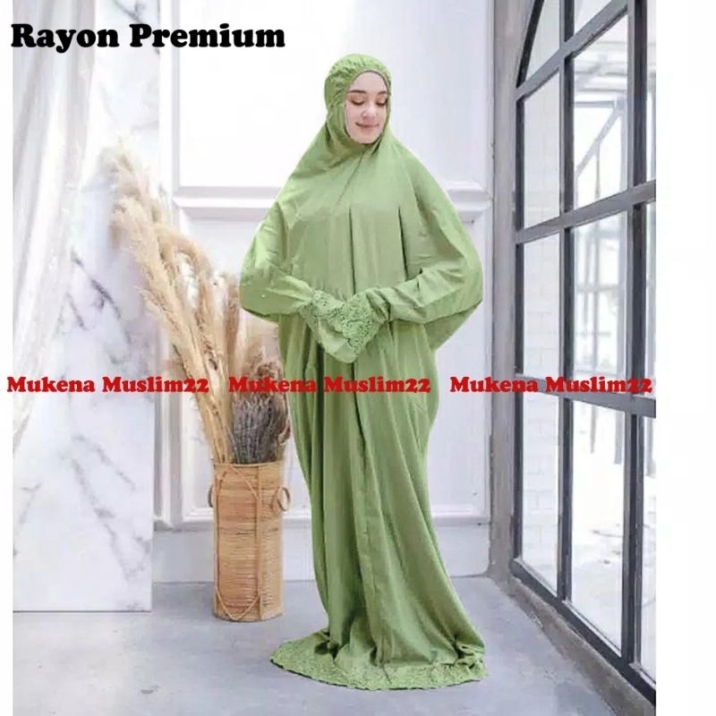 Mukena Terusan Rayon Premium Siti Khadijah
