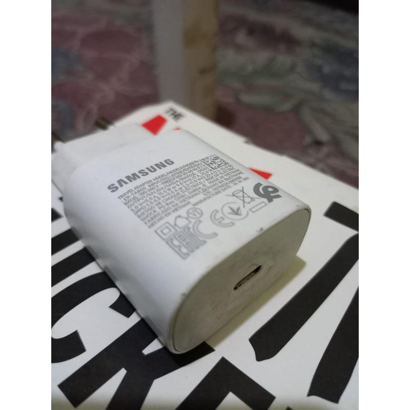 kepala charger ori samsung second