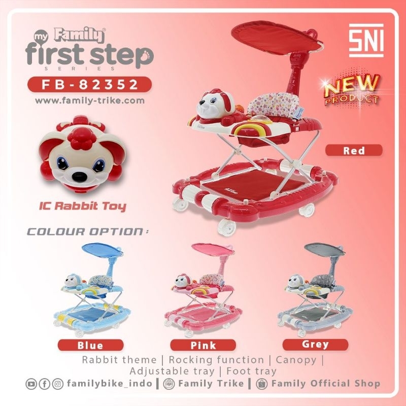 KERETA FAMILY BW 82352 /BABY WALKER FAMILY