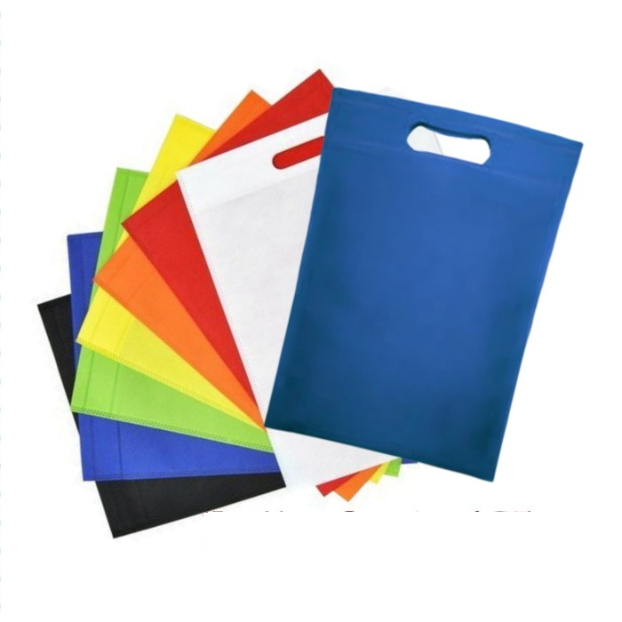 

iDk90 1 Kodian isi 20 Tas Spunbond Goodie Bag Oval Polos Besar / Kecil 20x26 25x35 30x40 Untuk