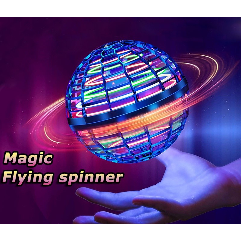 Mainan Flying Spinner Ball Bola Terbang Mainan Flying Spinner Drone Tangan Dikendalikan Helikopter B