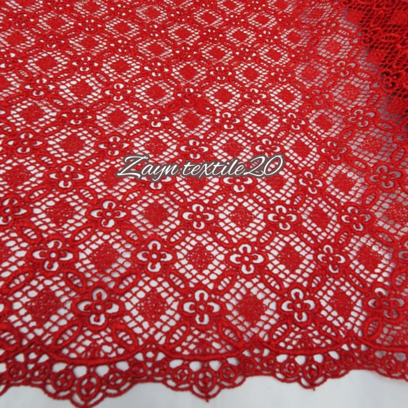 Kain PRADA ( BROKAT OKKI ) import garment LIMITED design dan stok / Bahan Brokat Harga Meteran