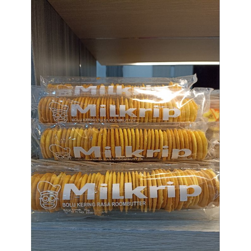 

MilkKrip 70gr (bolu kering rasa roombutter)