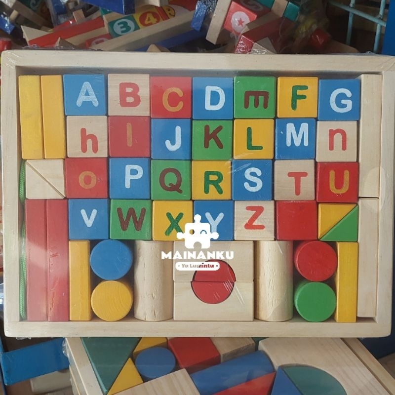 Balok Meronce Huruf Abjad