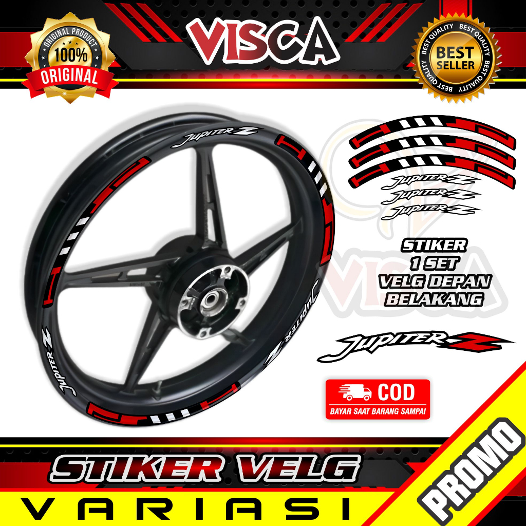 Stiker Velg List Velg Motor Stiker Velg Sticker Velg JUPITER Z List Hitech
