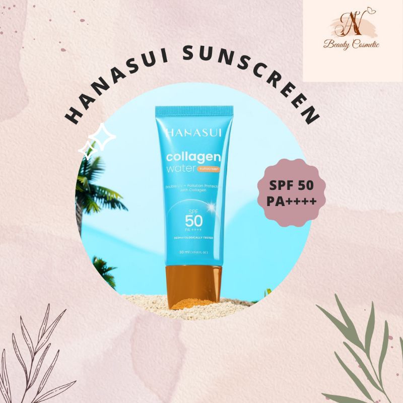 Hanasui Sunscreen SPF 50 PA +++ Nutrisi Wajah Pelembab Wajah