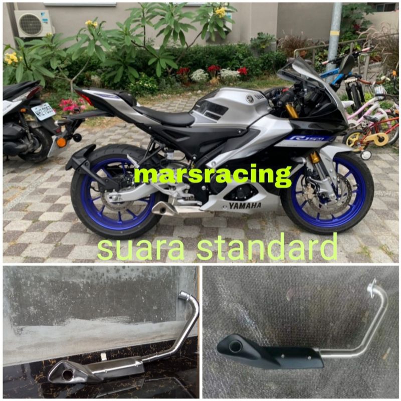 knalpot racing underbelly suara standar R15 Xabre MT15 XSR Scorpio MX king MX new MX old CBR150R CBR