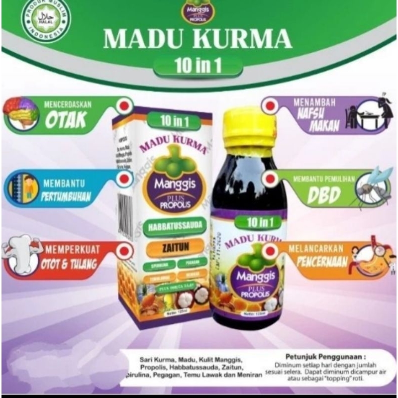 

Madu kurma manggis