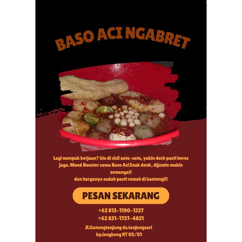 

BASO ACI NGABRET isi ayam