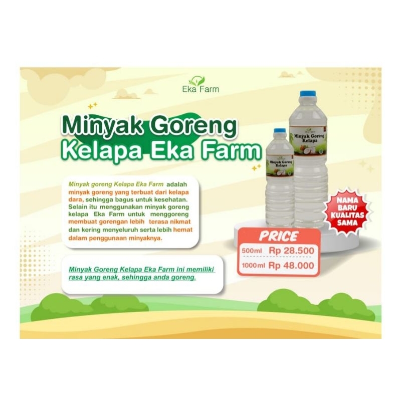 

Minyak Goreng Kelapa Eka Farm