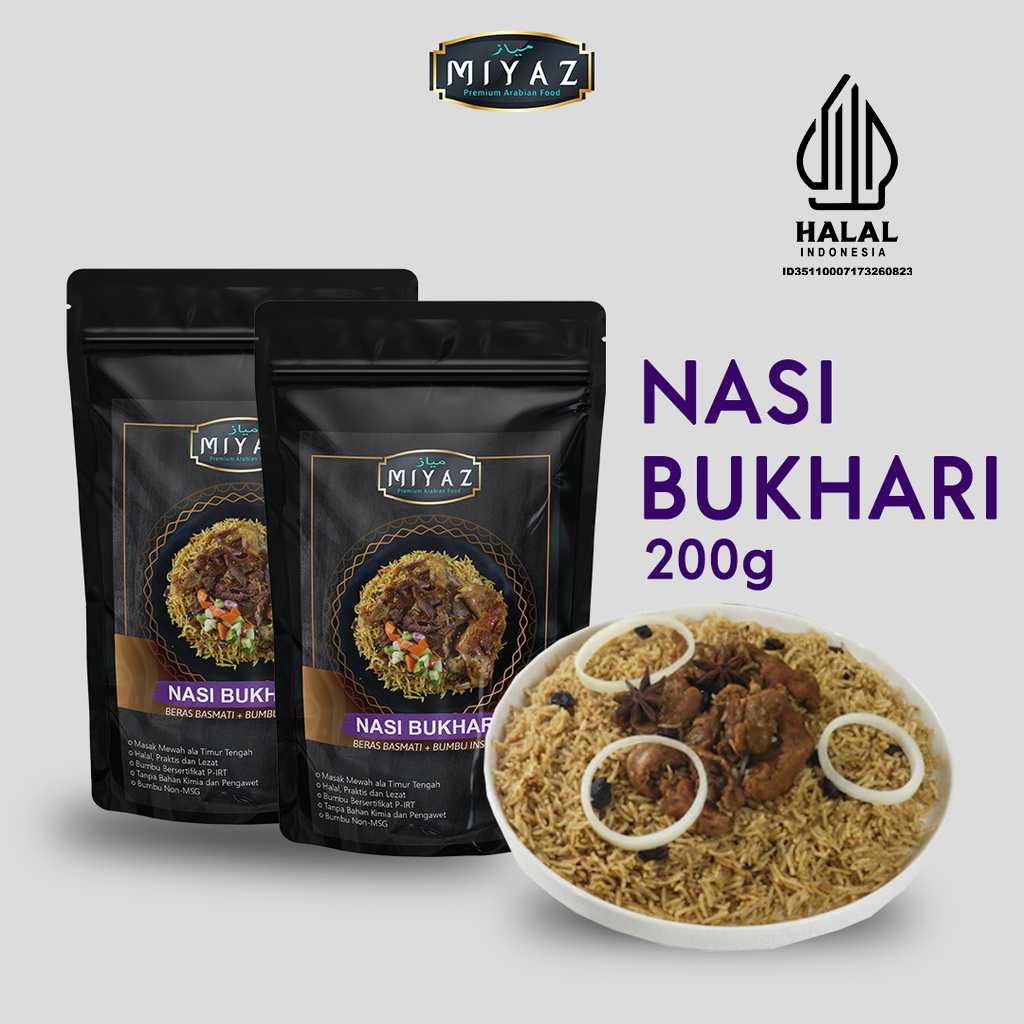 

MIYAZ NASI BUKHARI BERAS BASMATI BUMBU INSTAN [200GR]
