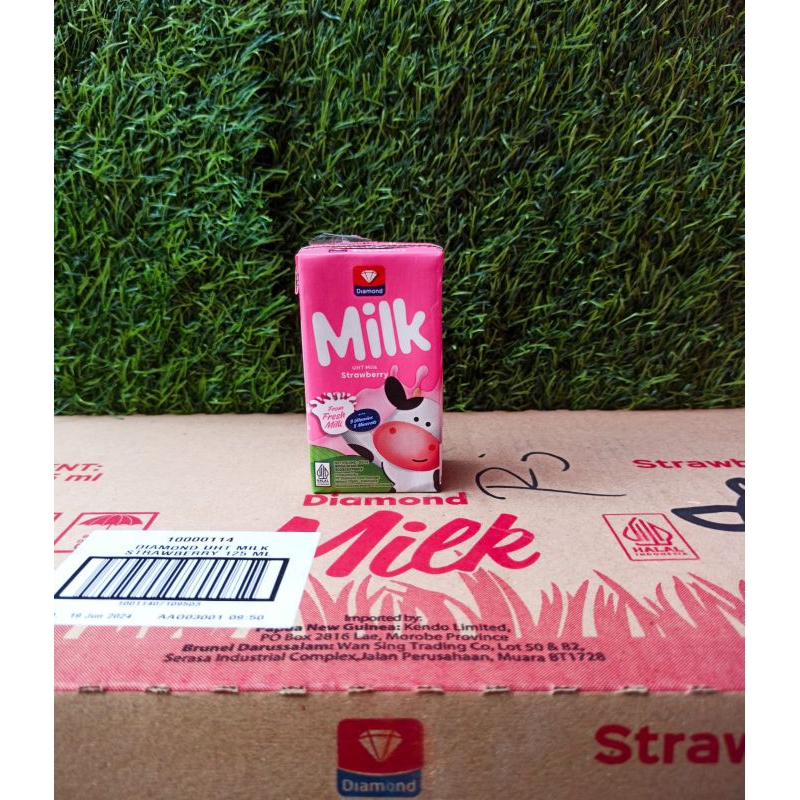 

Diamond Milk UHT Rasa Strawberry 125ml x 40pcs (1karton)