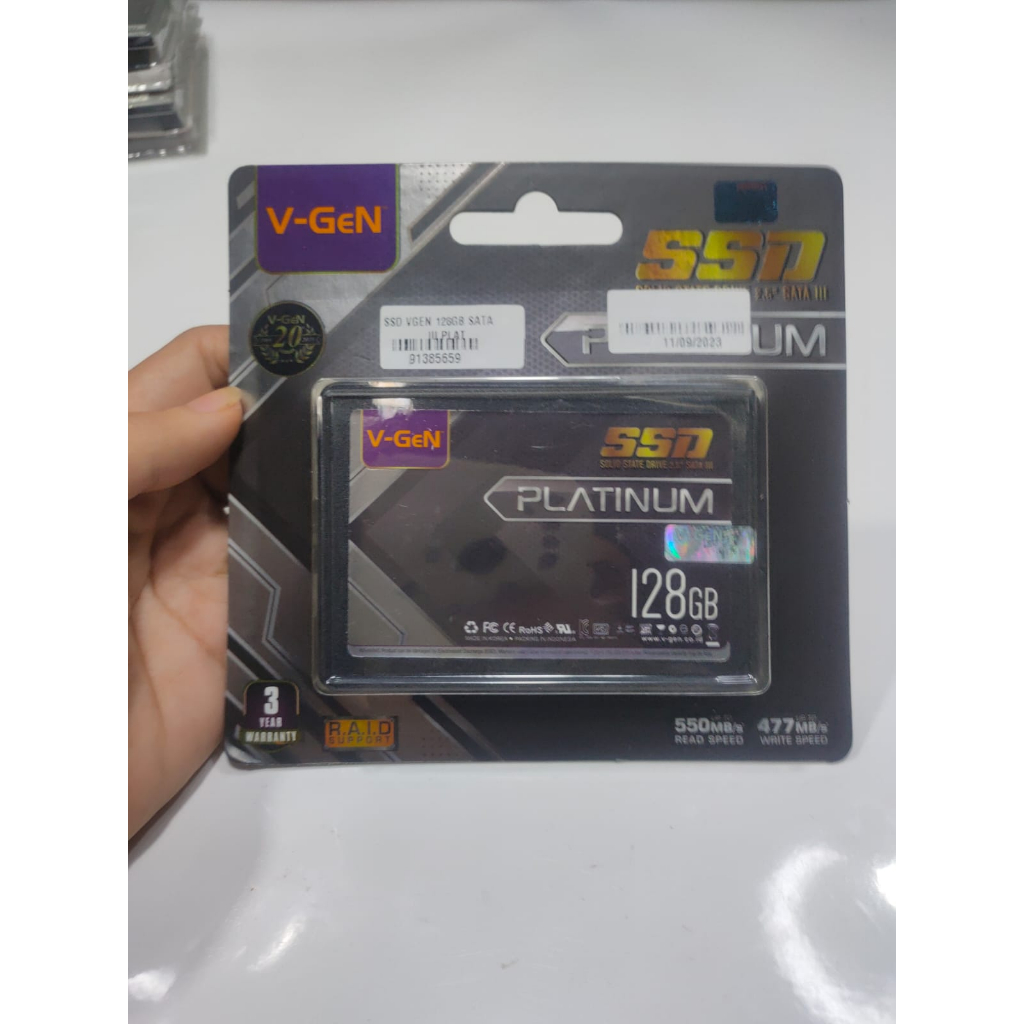 SSD VGen Platinum Original 128GB Isi Windows 10 Laptop PC Komputer CPU