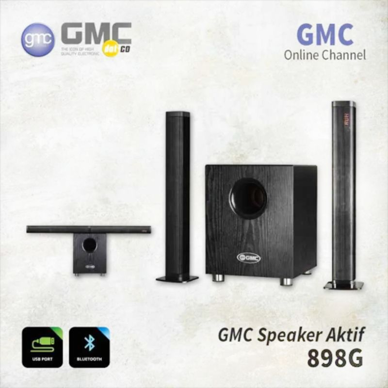 Speaker Bluetooth Multimedia GMC 898 G