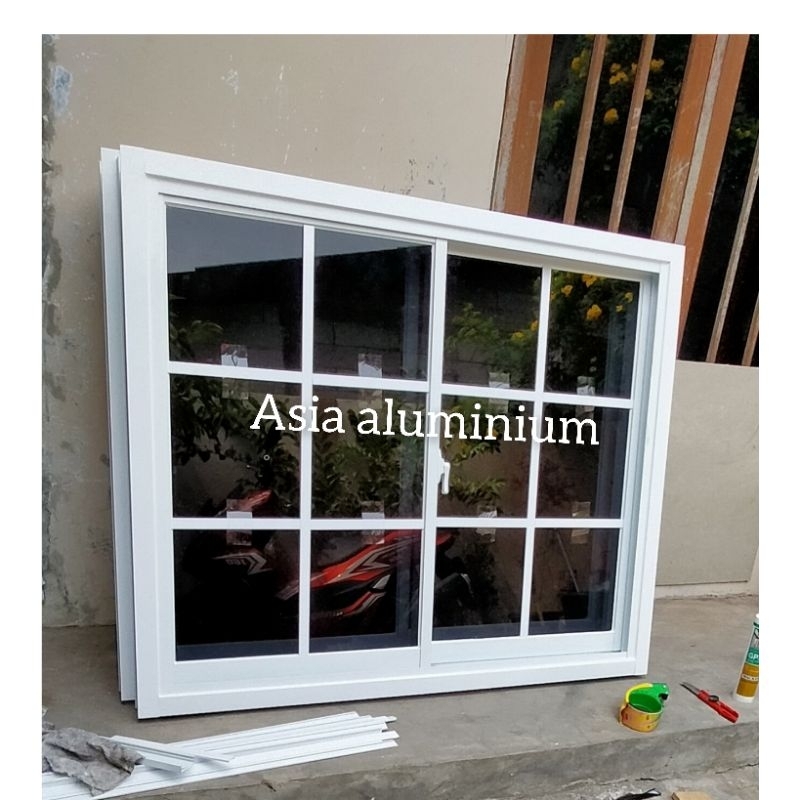 jendela sleding aluminium 120 x 120