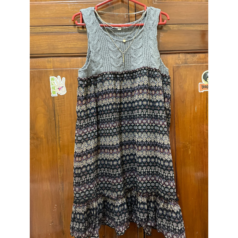 MINI DRESS MIX RAJUT