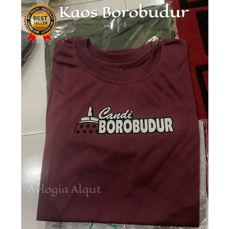 Kaos Borobudur Kaos Oleh Oleh Borobudur Motif Emboss