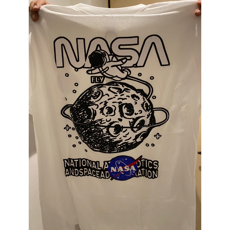 Kaos Pria NASA putih