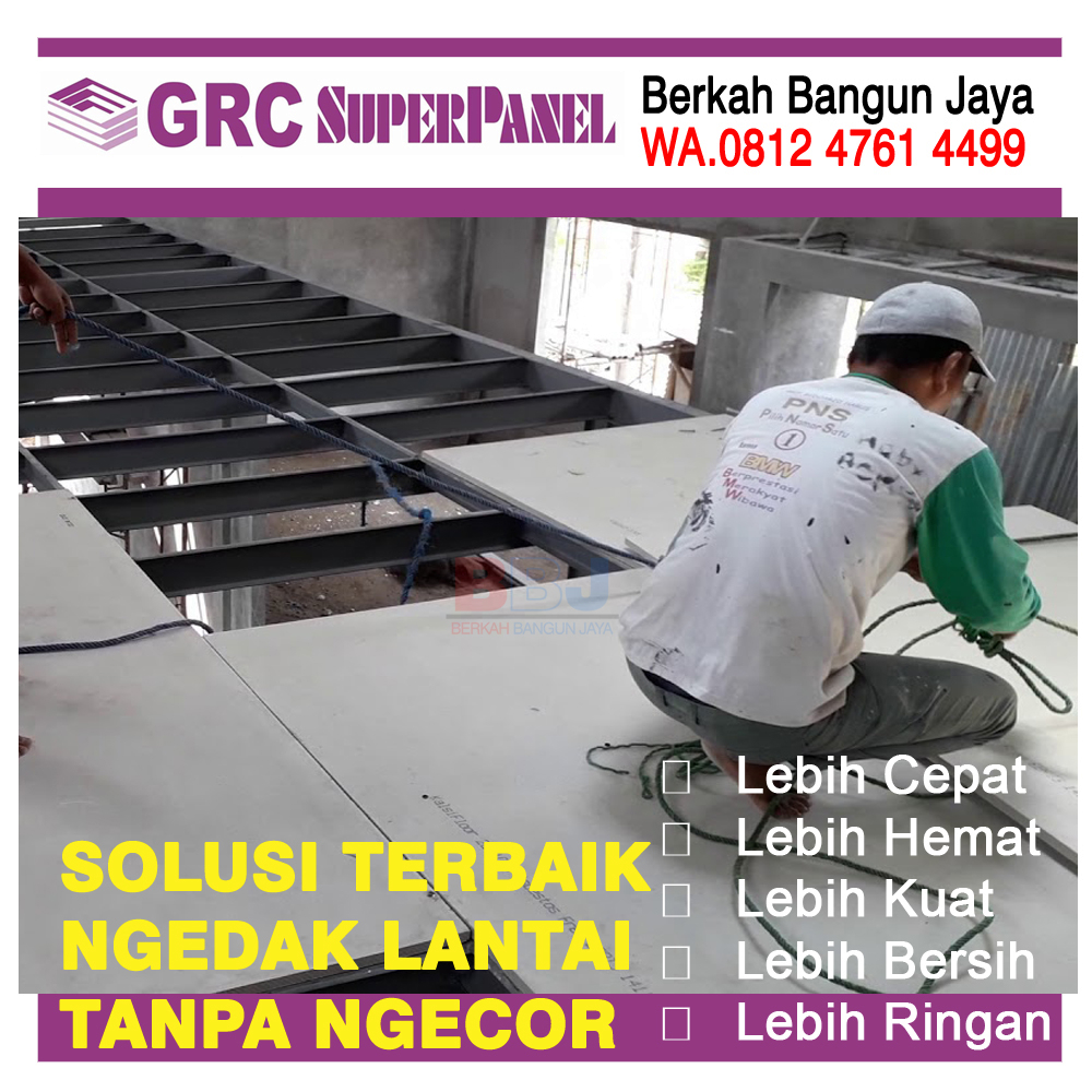 SUPER FLOOR GRC 20mm / Super Panel / Papan Lantai Grc / Grc Super Floor