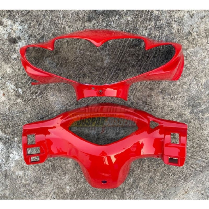 COVER BATOK DEPAN BELAKANG SUZUKI SHOGUN 125 WARNA MERAH BATOK SET DEPAN BELAKANG SUZUKI SHOGUN 125 
