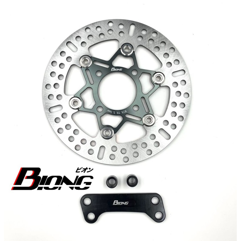 PIRINGAN CAKRAM DEPAN BIONG 260MM DISC DISK BRAKE 260 MM VARIO 125 150 160 BEAT SCOOPY GENIO SPACY MIO SPORTY SMILE XEON SOUL XRIDE CNC FLOATING BAUT 4 DISKBRAKE DISCBRAKE MOTOR HONDA