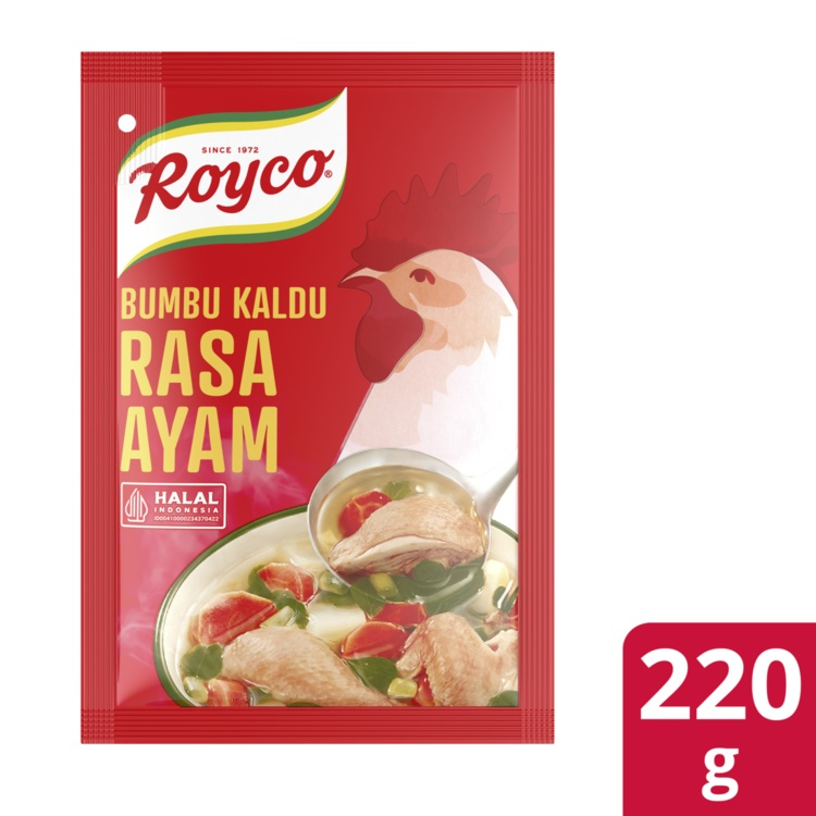 

Royco Bumbu Penyedap Makanan Rasa Kaldu Ayam Dan Sapi 220g