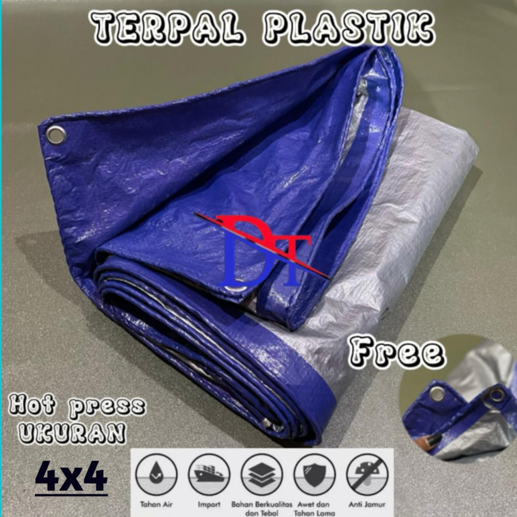 Terpal Plastik type A3 Ukuran 4x4 Meter/Terpal 4x4 Tipe A3 Meter