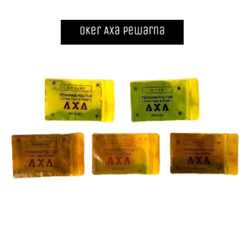 Oker Axa Pewarna politur Untuk Kayu Dan Rotan